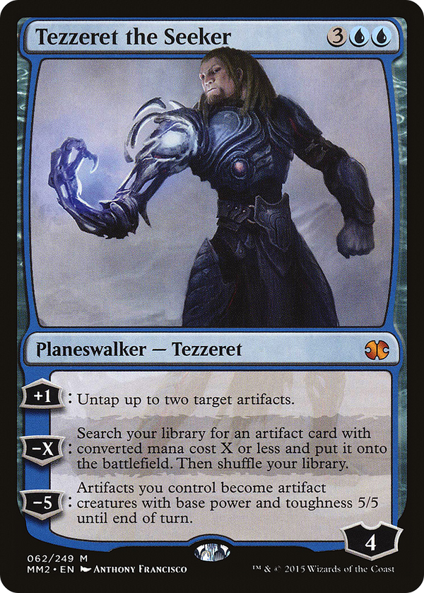 Tezzeret the Seeker (MM2-062) - Modern Masters 2015 Foil