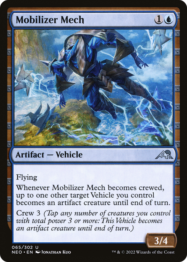 Mobilizer Mech (NEO-065) - Kamigawa: Neon Dynasty Foil