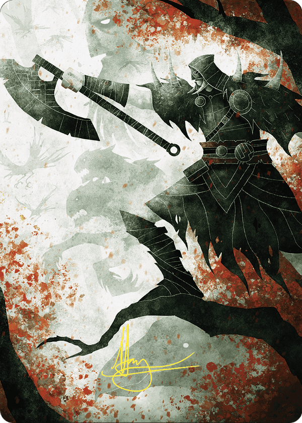 Garruk's Uprising // Garruk's Uprising (AWOE-072) - Wilds of Eldraine Art Series (Borderless)