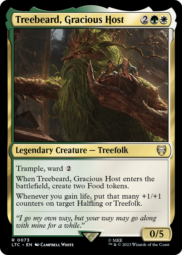 Treebeard, Gracious Host (LTC-073) - Tales of Middle-earth Commander