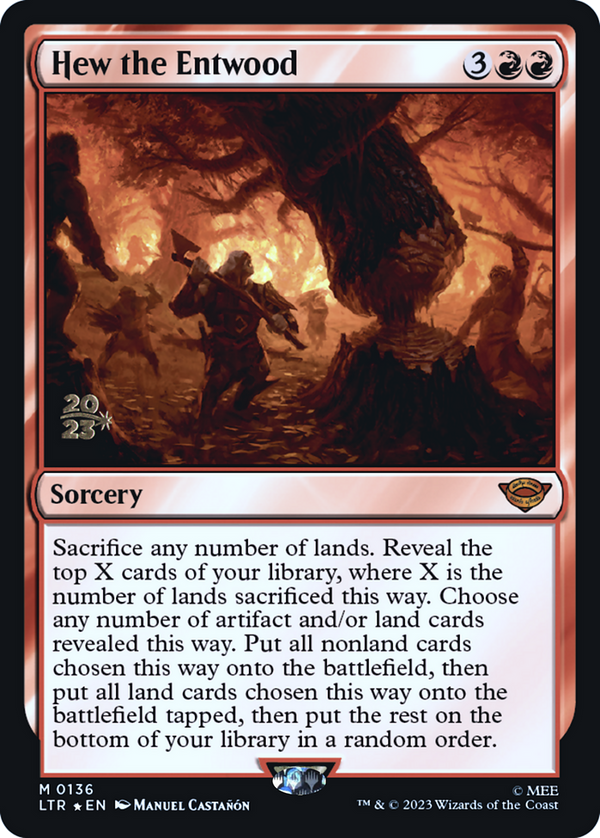 Hew the Entwood (PRE-136) - Tales of Middle-earth Promos Foil