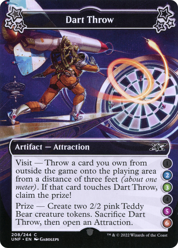Dart Throw (2-3-5-6) (UNF-208) - Unfinity