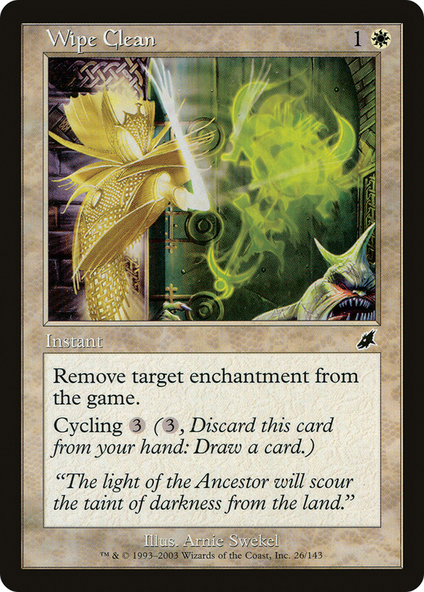 Wipe Clean (SCG-026) - Scourge Foil