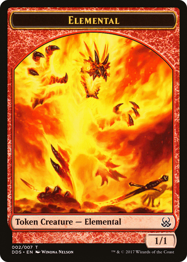 Elemental Token (DDS-002) - Duel Decks: Mind vs. Might Tokens