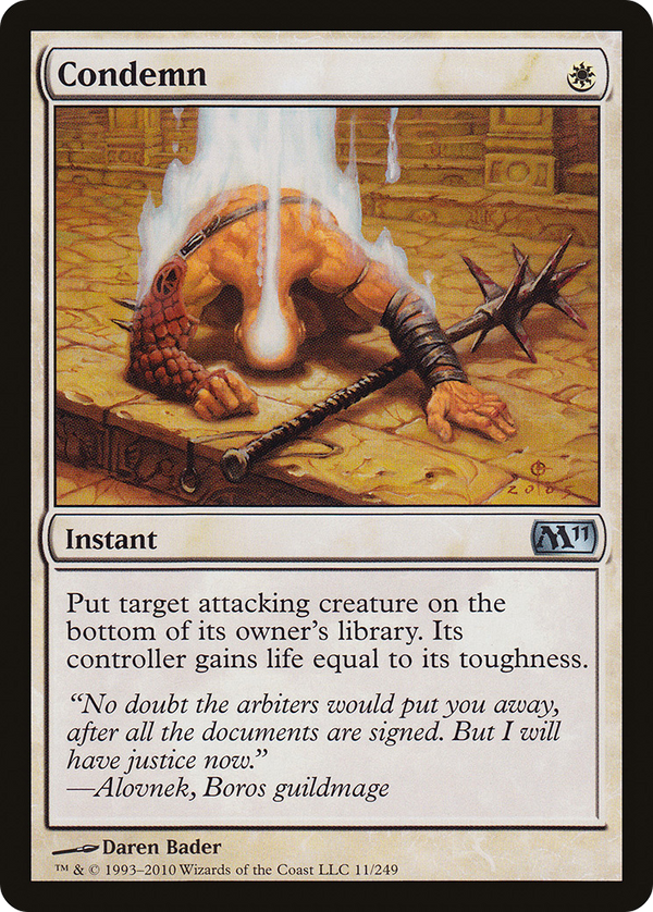 Condemn (M11-011) - Magic 2011