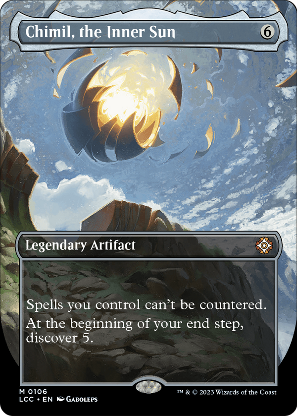 Chimil, the Inner Sun (Borderless) (LCC-106) - The Lost Caverns of Ixalan Commander Foil