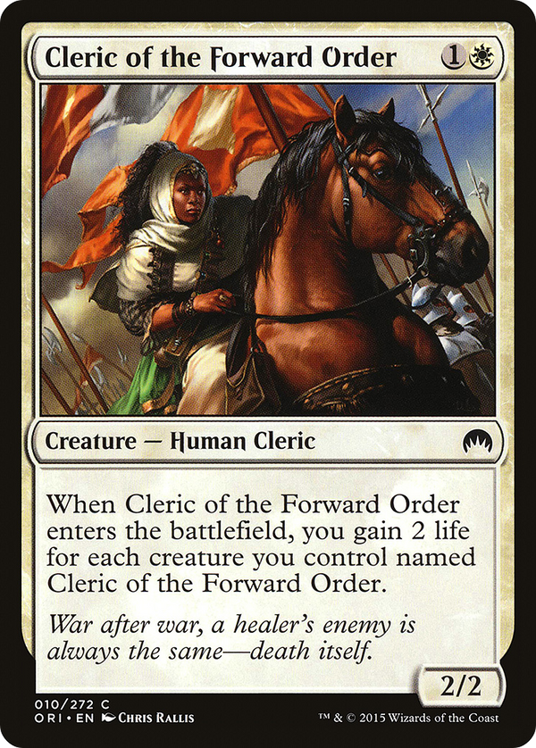 Cleric of the Forward Order (ORI-010) - Magic Origins