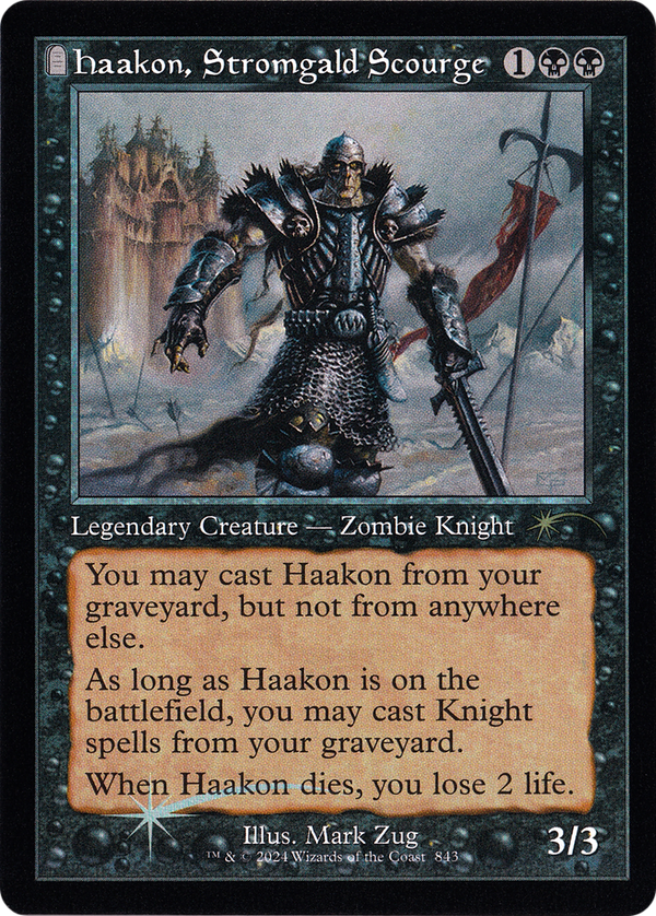 Haakon, Stromgald Scourge (SLD-843) - Secret Lair Drop: (tombstone) Foil