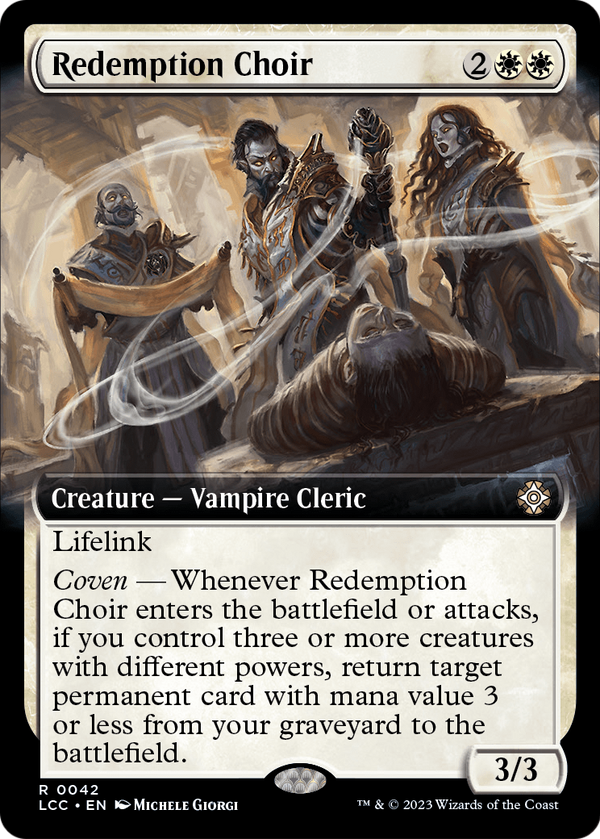 Redemption Choir (Extended Art) (LCC-042) - The Lost Caverns of Ixalan Commander: (Extended Art)