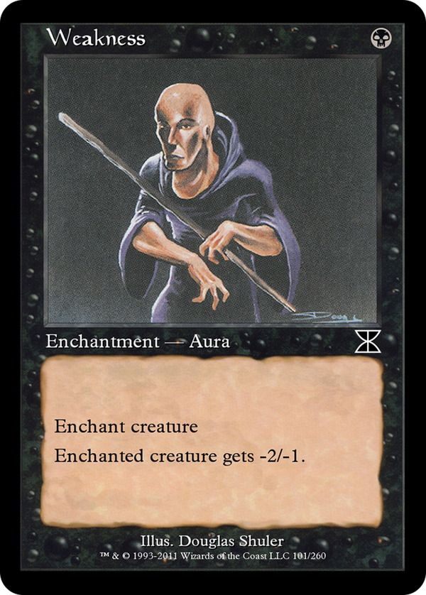 Weakness (ME4-101) - Masters Edition IV Foil