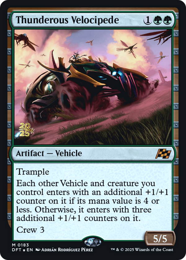 Thunderous Velocipede (PRE-183) - Prerelease Cards Foil