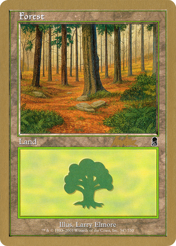 Forest (347) - 2002 Brian Kibler (ODY) (WCD-BK347) - World Championship Decks 2002