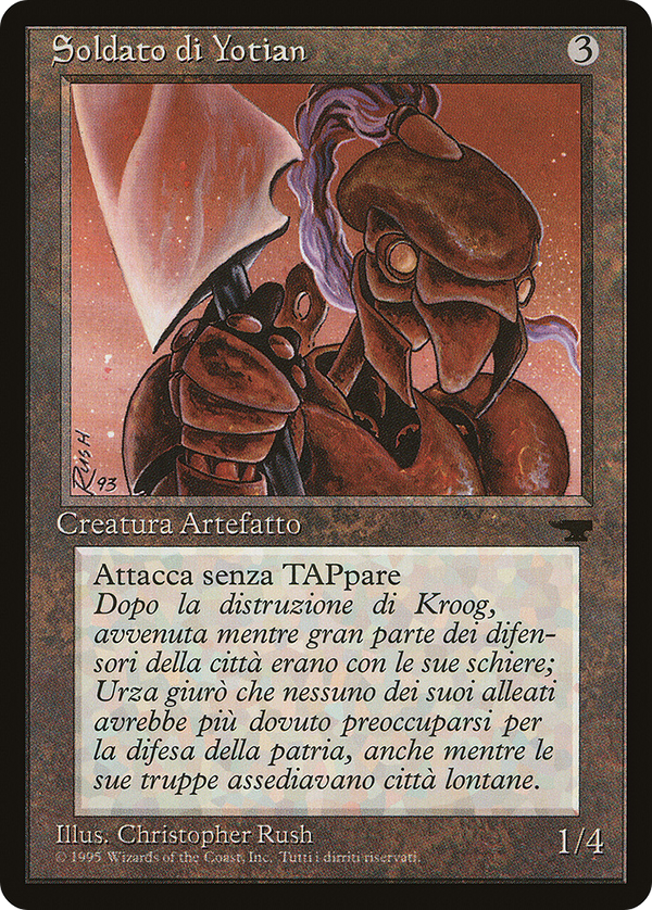 Yotian Soldier (Italian) - "Soldato di Yotian" (REN-) - Rinascimento