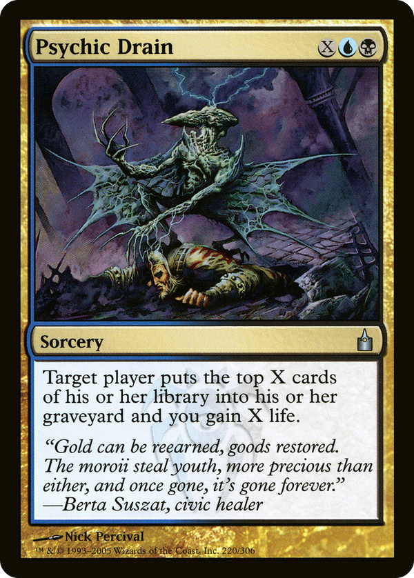 Psychic Drain (RAV-220) - Ravnica: City of Guilds