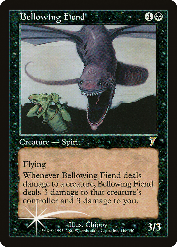 Bellowing Fiend (7ED-119★) - 7th Edition