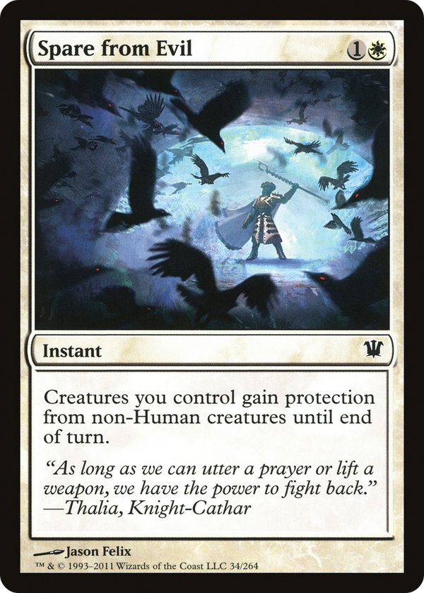 Spare from Evil (ISD-034) - Innistrad