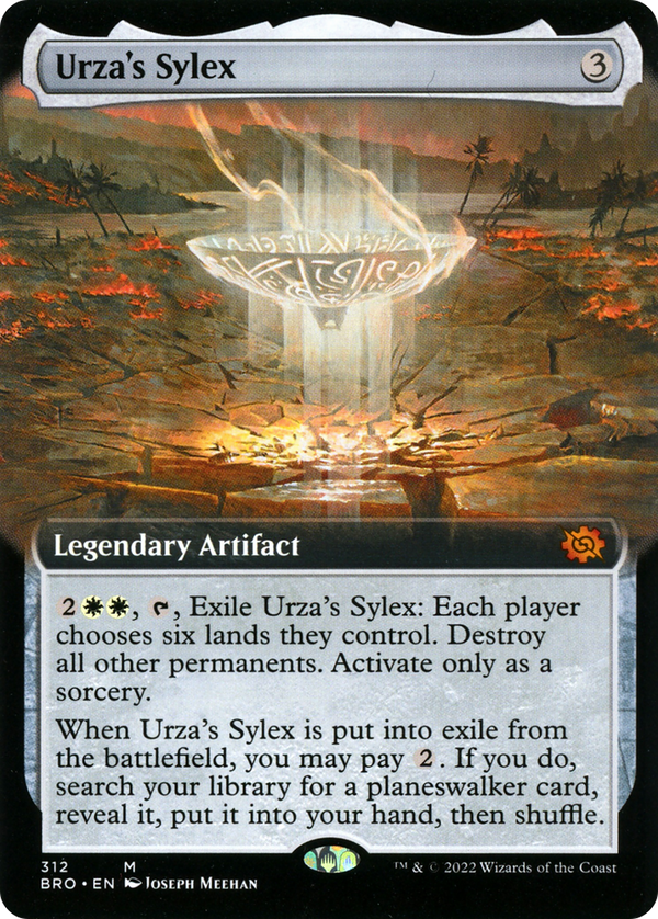 Urza's Sylex (Extended Art) (BRO-312) - The Brothers' War: (Extended Art)