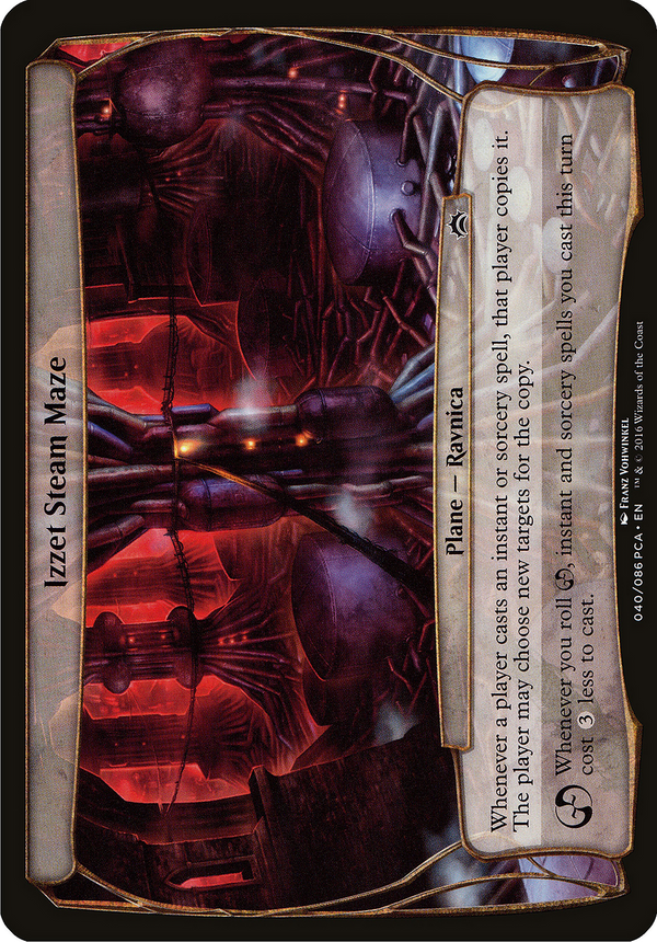 Izzet Steam Maze (Planechase Anthology) (OVER-) - Planechase Anthology Planes