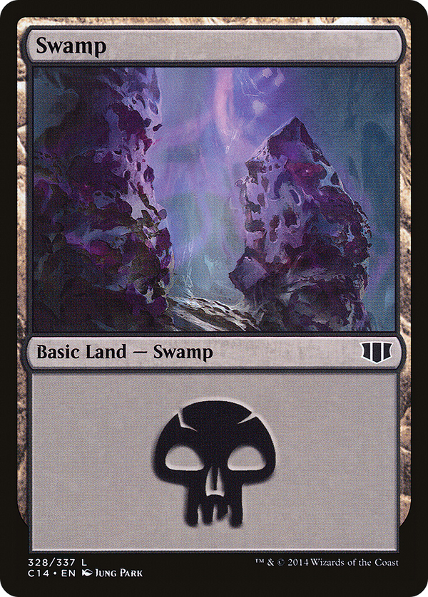 Swamp (328) (C14-328) - Commander 2014