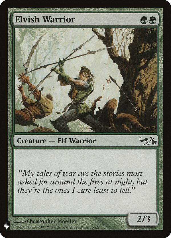 Elvish Warrior (LIST-DD1-5) - The List