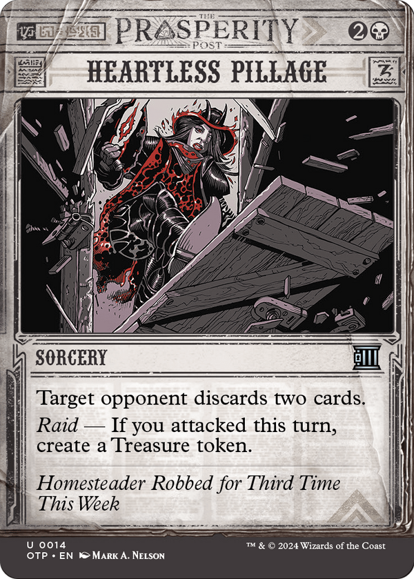 Heartless Pillage (OTP-014) - Breaking News: (Showcase) (Borderless)