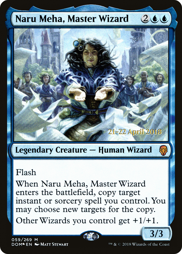 Naru Meha, Master Wizard (PRE-59S) - Dominaria Promos Foil
