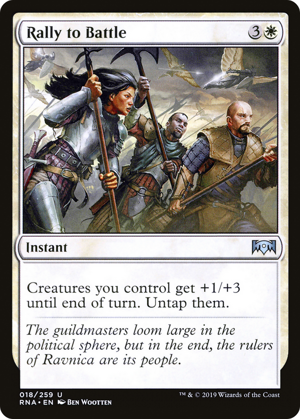 Rally to Battle (RNA-018) - Ravnica Allegiance