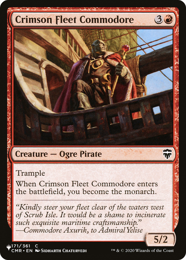 Crimson Fleet Commodore (LIST-CMR-171) - The List