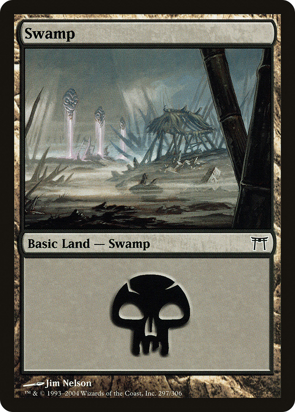Swamp (297) (CHK-297) - Champions of Kamigawa