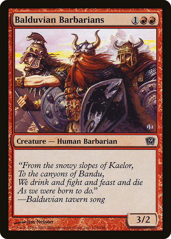 Balduvian Barbarians (9ED-174) - 9th Edition Foil