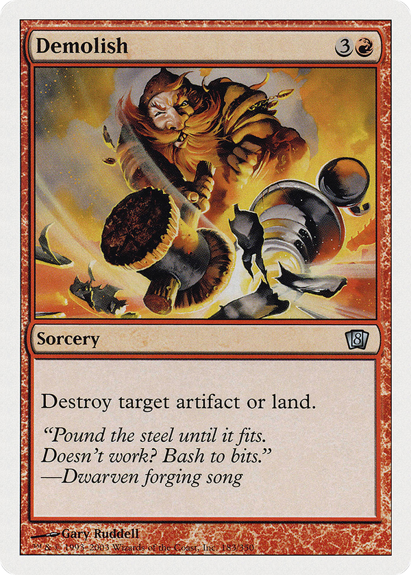 Demolish (8ED-183) - 8th Edition
