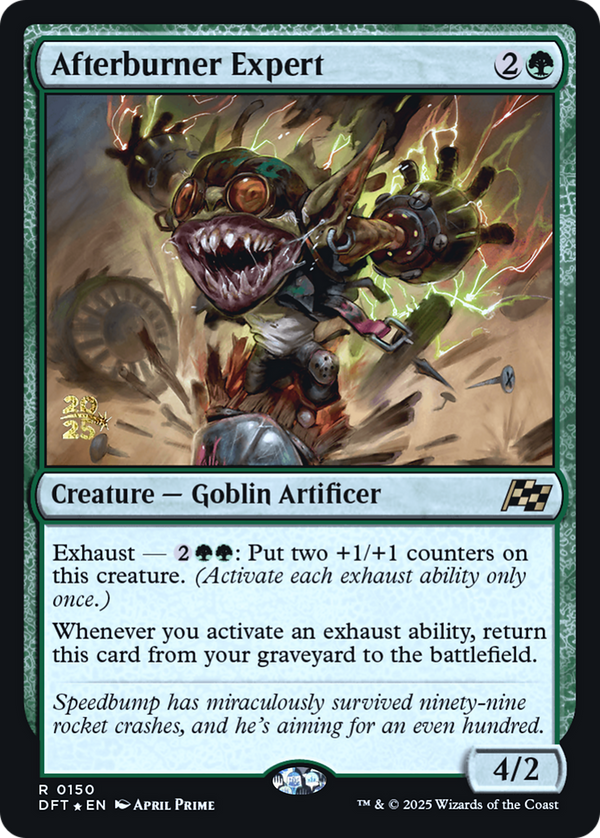Afterburner Expert (PRE-150) - Prerelease Cards Foil