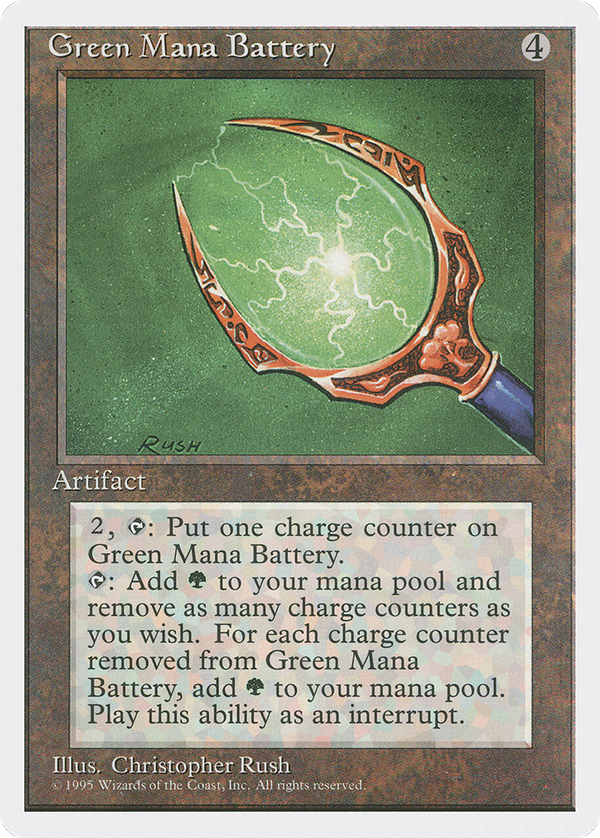 Green Mana Battery (4ED-) - Fourth Edition
