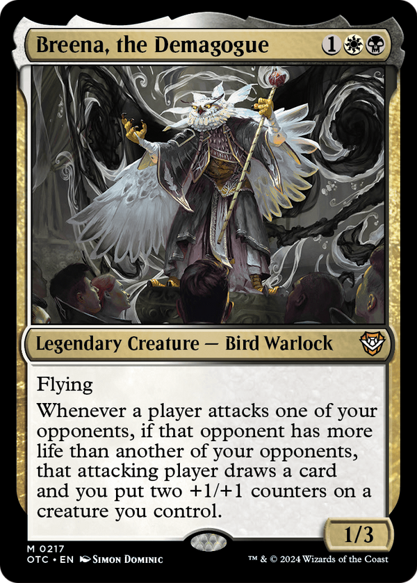 Breena, the Demagogue (OTC-217) - Outlaws of Thunder Junction Commander