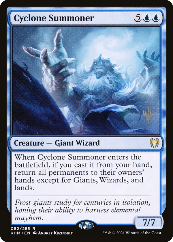Cyclone Summoner (PPKHM-052) - Kaldheim Promos Foil