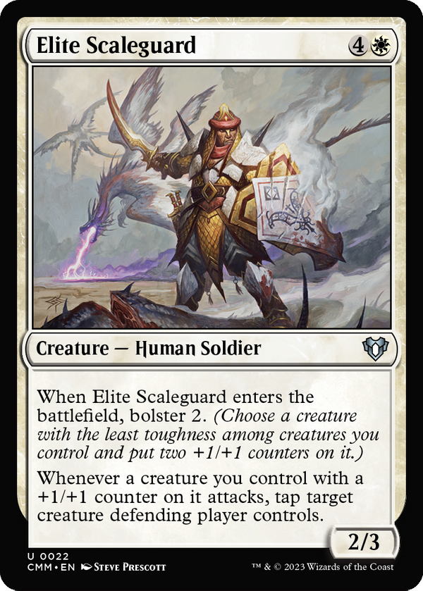 Elite Scaleguard (CMM-022) - Commander Masters