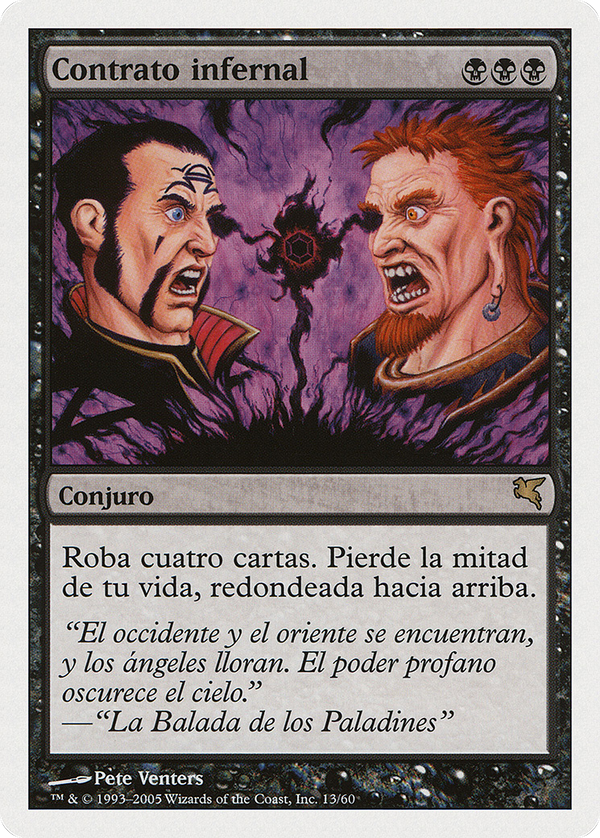 Infernal Contract (Spanish) - "Contrato Infernal" (PSAL-A13) - Salvat 2005