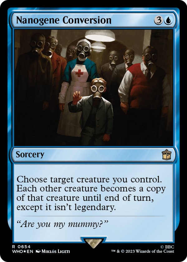 Nanogene Conversion (Surge Foil) (WHO-654) - Doctor Who Foil