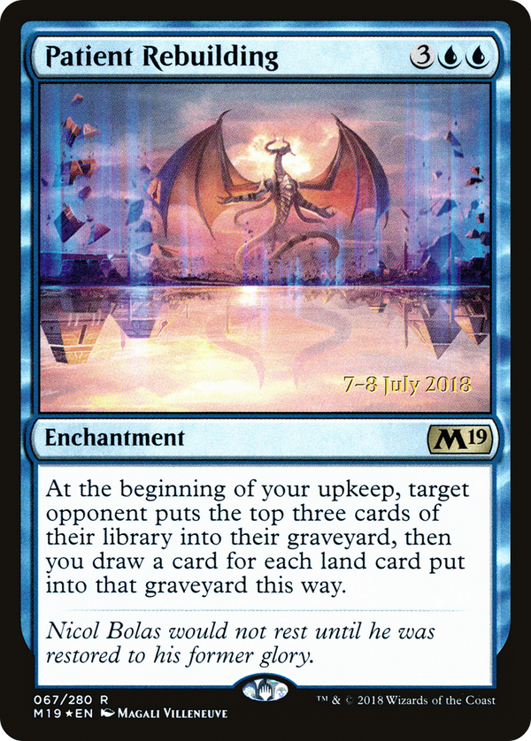 Patient Rebuilding (PRE-67S) - Core Set 2019 Promos Foil