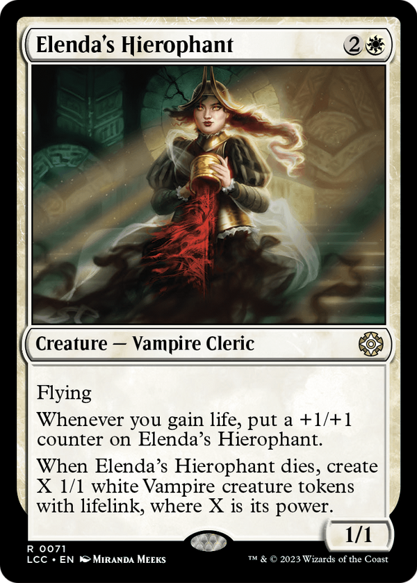 Elenda's Hierophant (LCC-071) - The Lost Caverns of Ixalan Commander