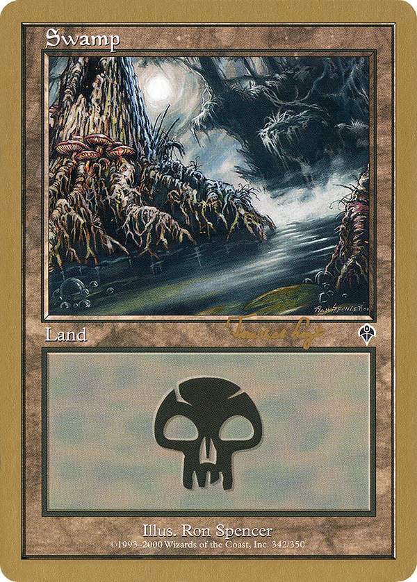 Swamp (342) - 2001 Tom van de Logt (INV) (WCD-) - World Championship Decks 2001