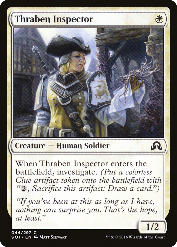 Thraben Inspector (SOI-044) - Shadows over Innistrad