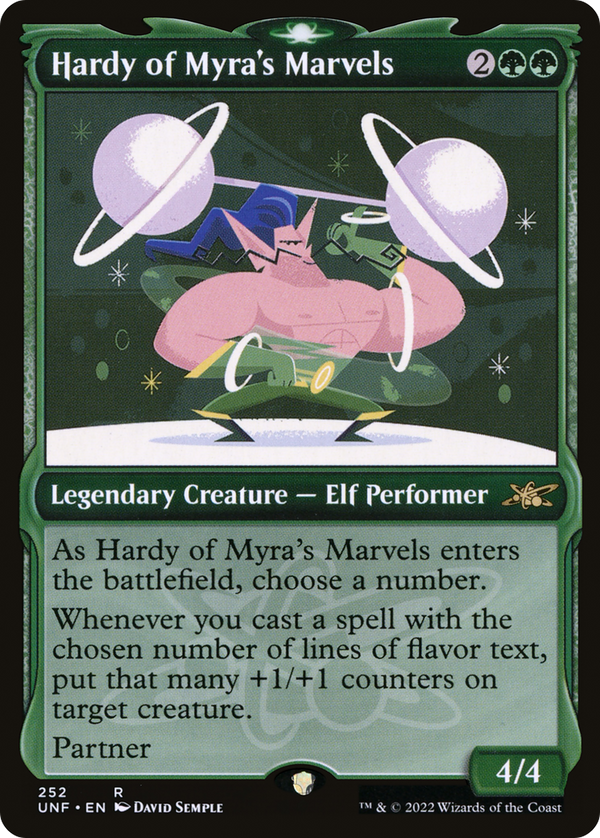 Hardy of Myra's Marvels (Showcase) (UNF-252) - Unfinity: (Showcase)