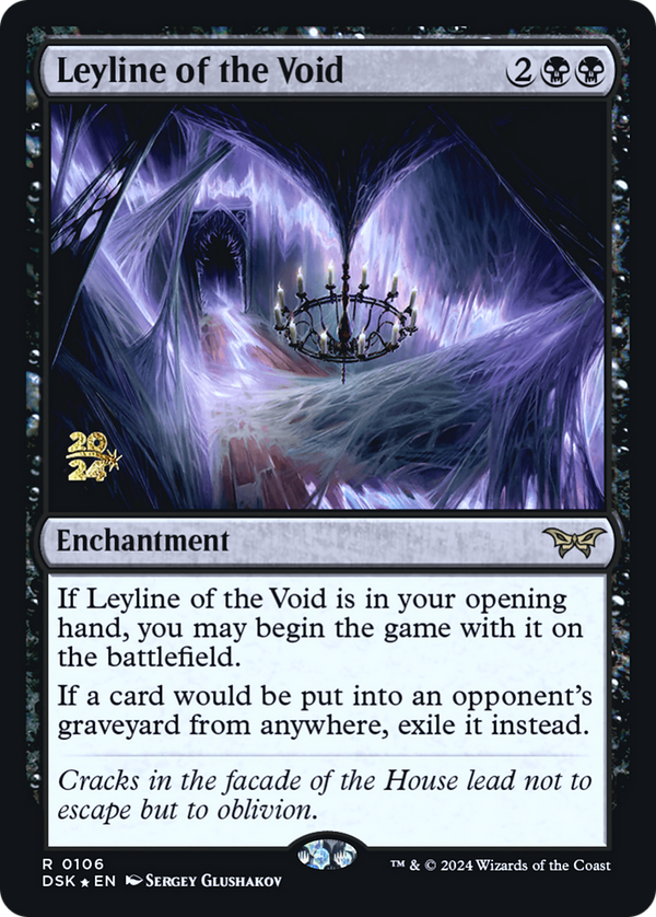 Leyline of the Void (0106) (PRE-106) - Duskmourn: House of Horror Promos Foil