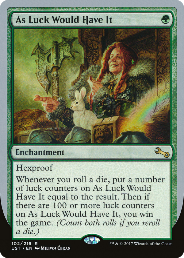 As Luck Would Have It (UST-102) - Unstable