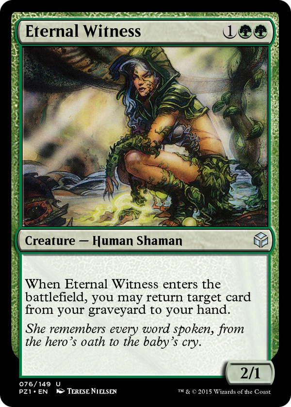 Eternal Witness (PZ1-076) - Legendary Cube Prize Pack Foil