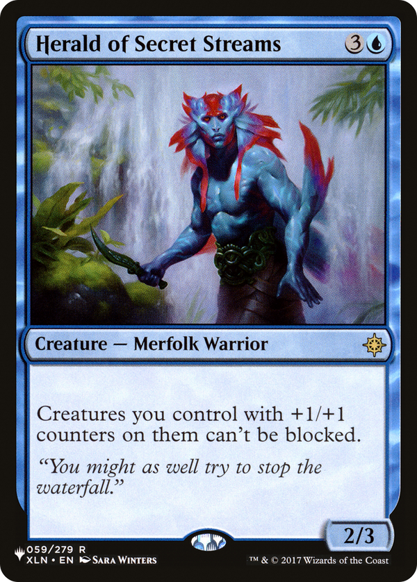 Herald of Secret Streams (LIST-XLN-59) - The List