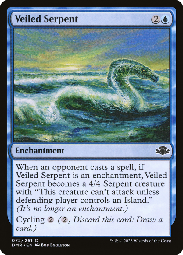 Veiled Serpent (DMR-072) - Dominaria Remastered Foil