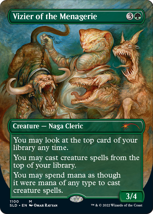 Vizier of the Menagerie (Borderless) (SLD-1100) - Secret Lair Drop (Borderless)