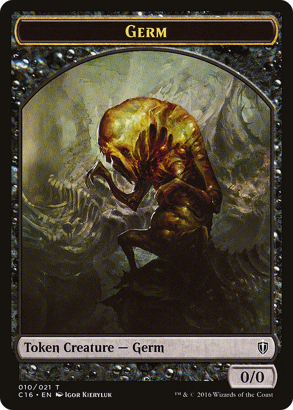 Germ // Spirit (006) Double-Sided Token (C16-10 // 6) - Commander 2016 Tokens